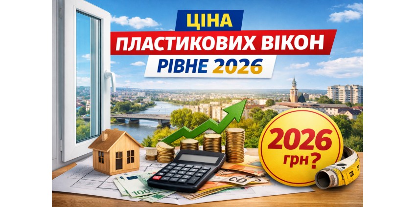 Ціна пластикових вікон в Рівному 2026 — скільки коштують металопластикові вікна?