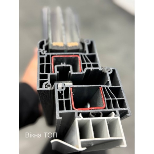 Профіль фото 76 мм 3 скла Вікна ТОП 