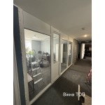 Перегородки з пластикових вікон в офіс Перегородки з пластикових вікон в офіс